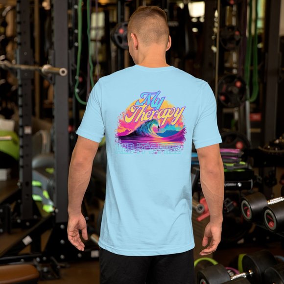 MUDPUPs My Therapy Surf TShirt for Surfer Girl Vacay Shirt for Surf Party Beach - Picture 10 of 16